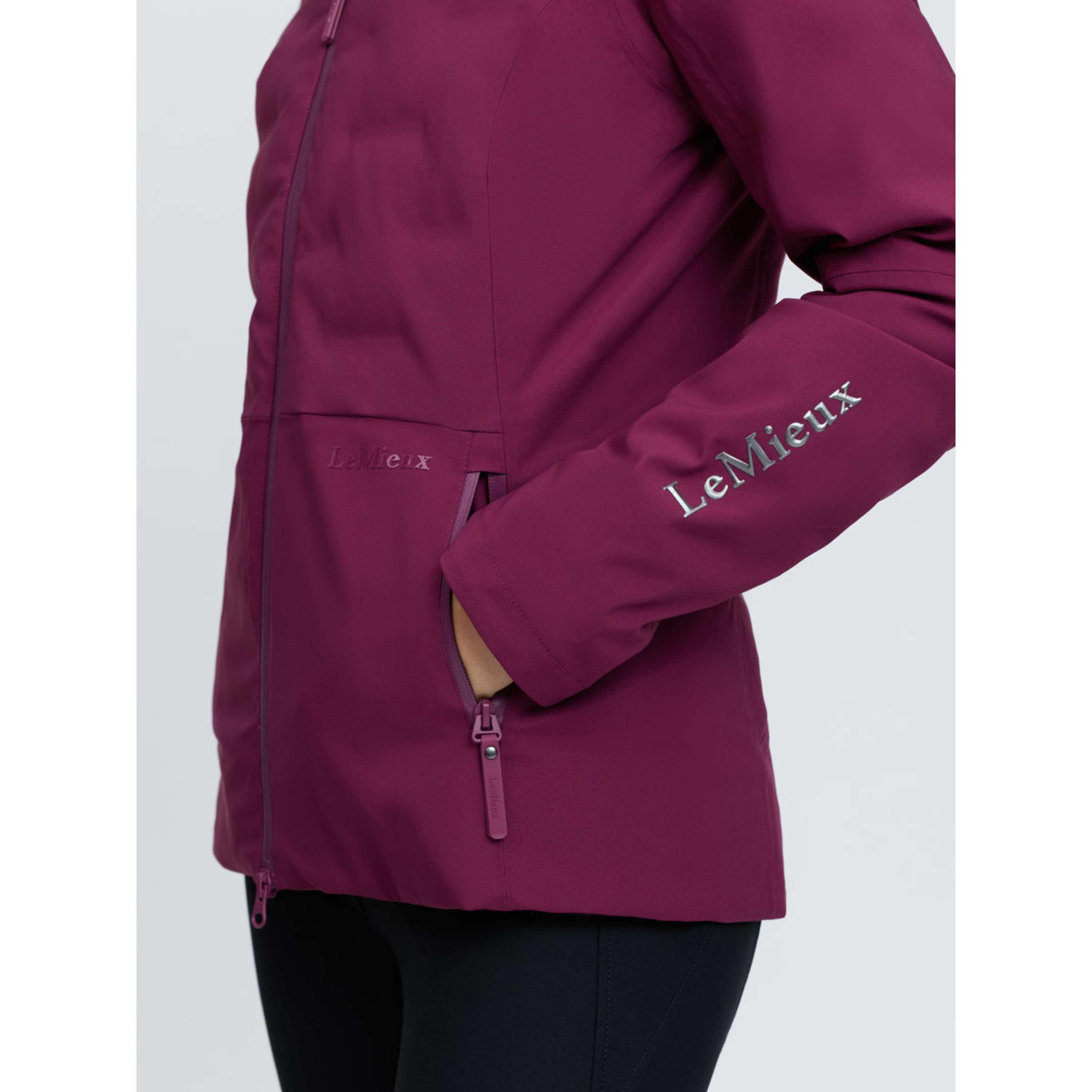 LeMieux Blouson Brooke 3-in-1 Waterproof Hybrid Blackberry