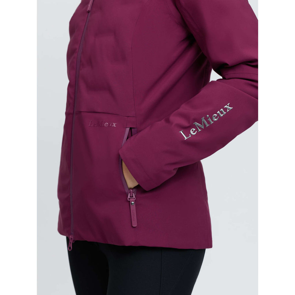 LeMieux Blouson Brooke 3-in-1 Waterproof Hybrid Blackberry