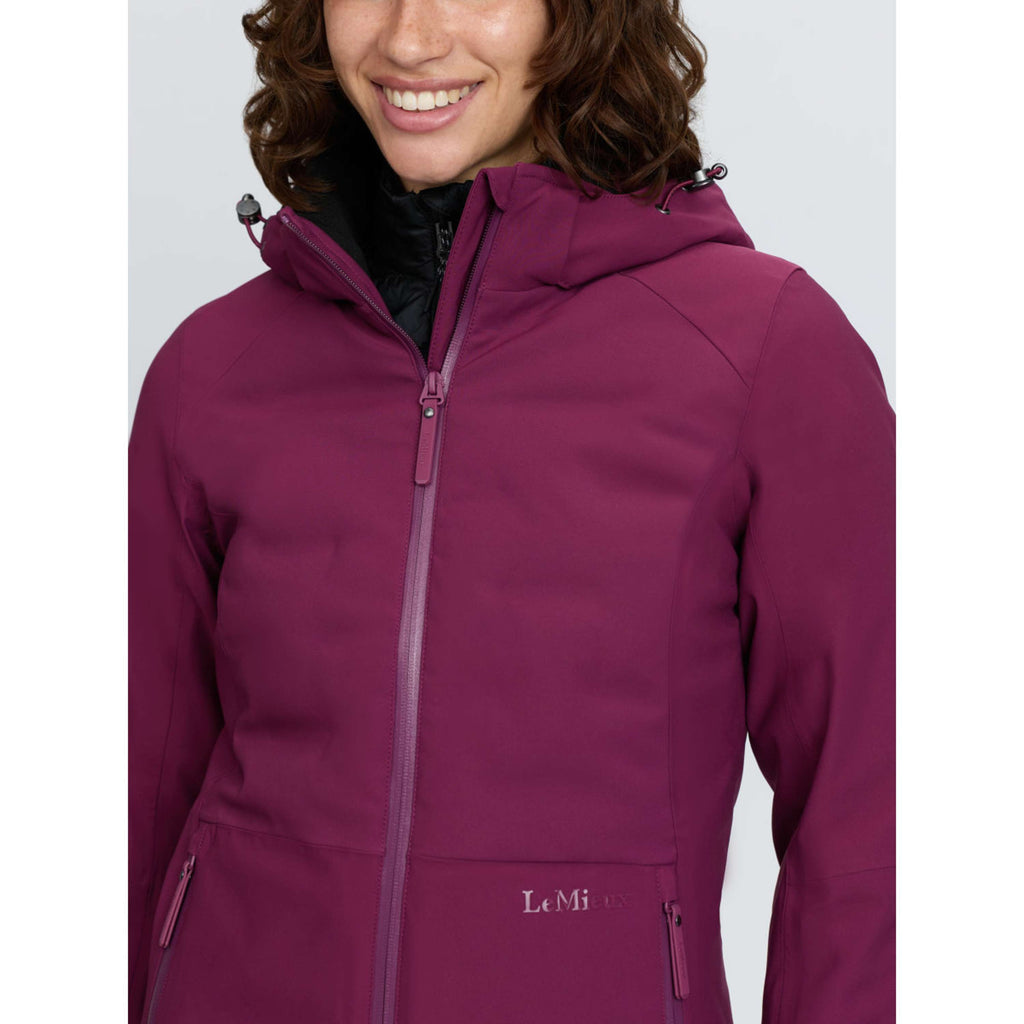 LeMieux Blouson Brooke 3-in-1 Waterproof Hybrid Blackberry