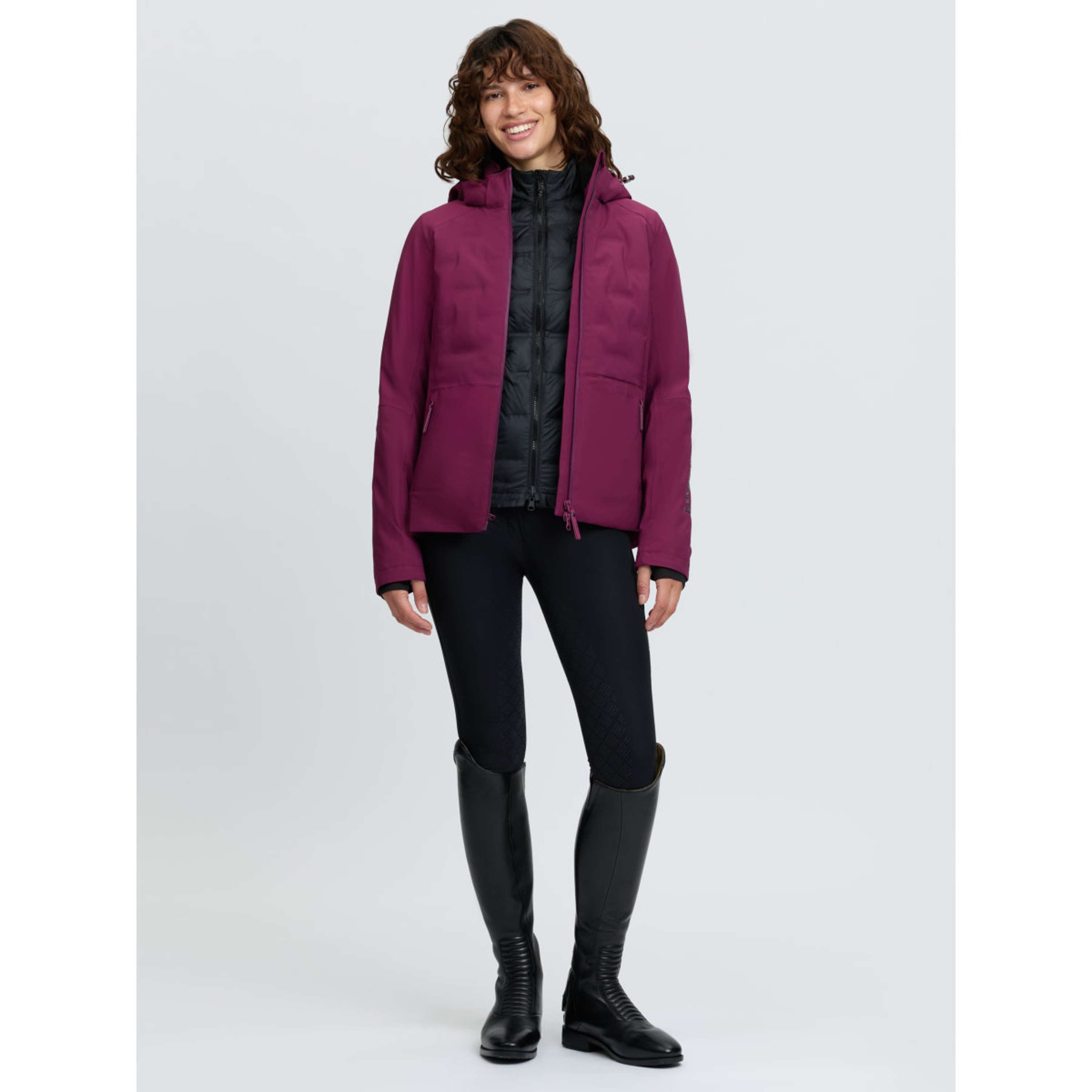 LeMieux Blouson Brooke 3-in-1 Waterproof Hybrid Blackberry