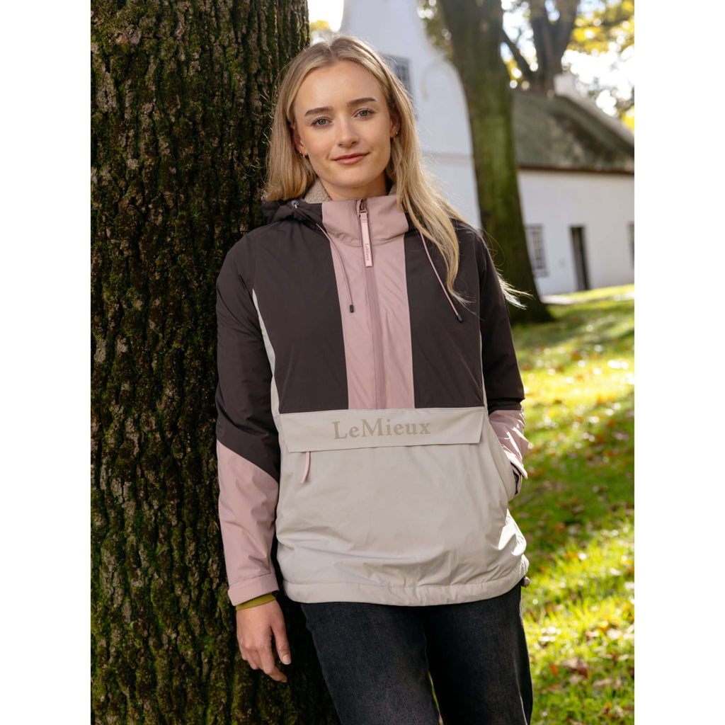 LeMieux Veste Phoebe Half Zip Waterproof Anorak Wild Rose