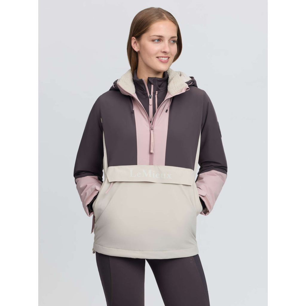 LeMieux Veste Phoebe Half Zip Waterproof Anorak Wild Rose