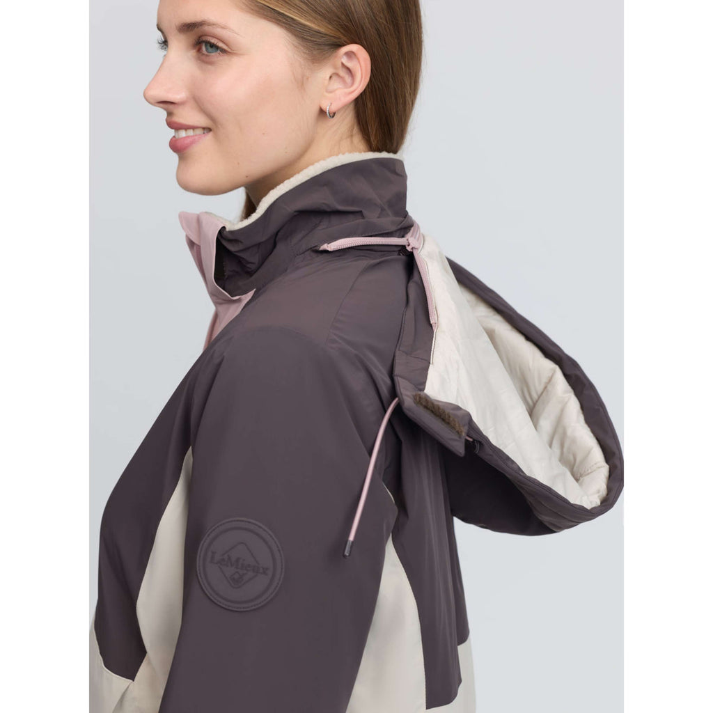 LeMieux Veste Phoebe Half Zip Waterproof Anorak Wild Rose