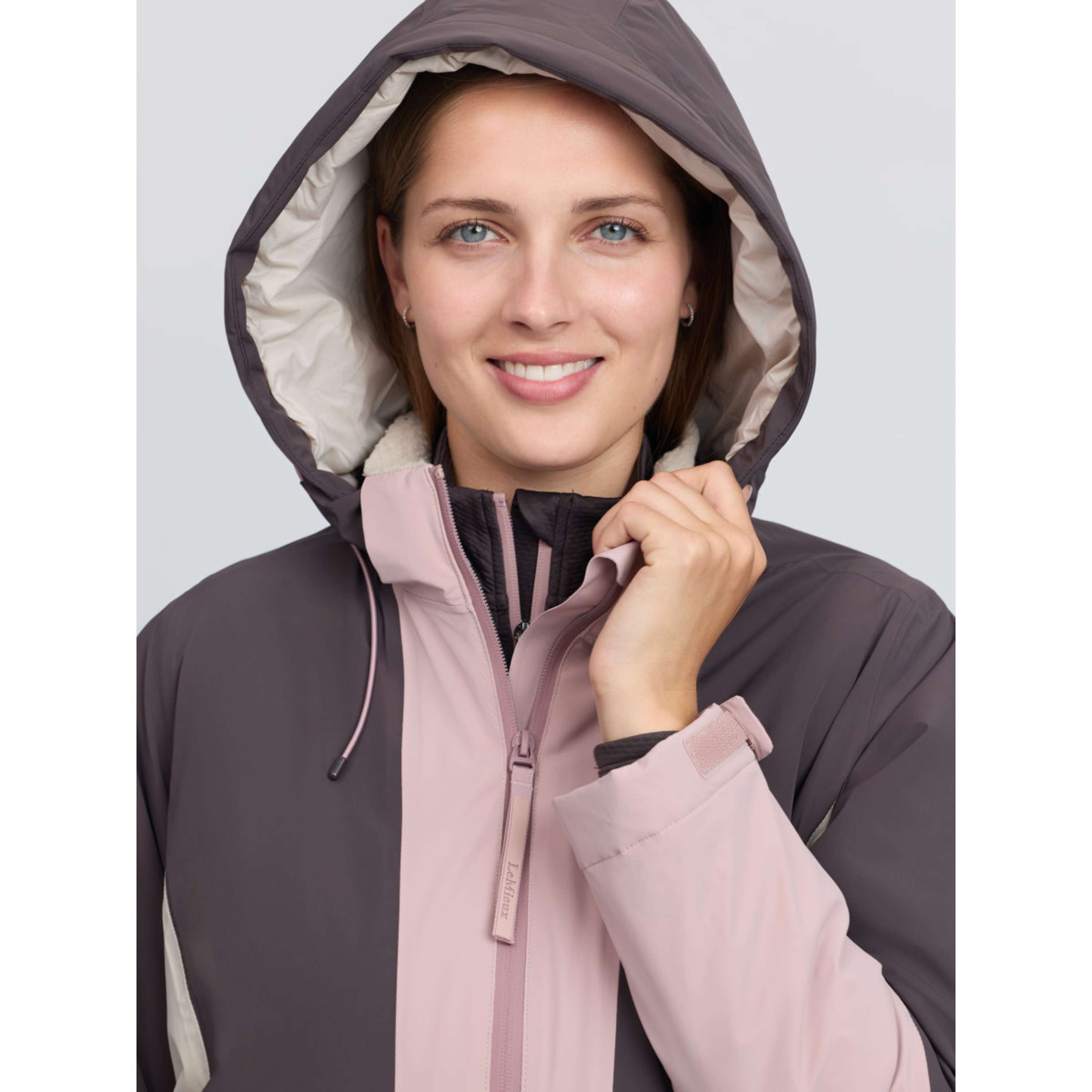 LeMieux Veste Phoebe Half Zip Waterproof Anorak Wild Rose