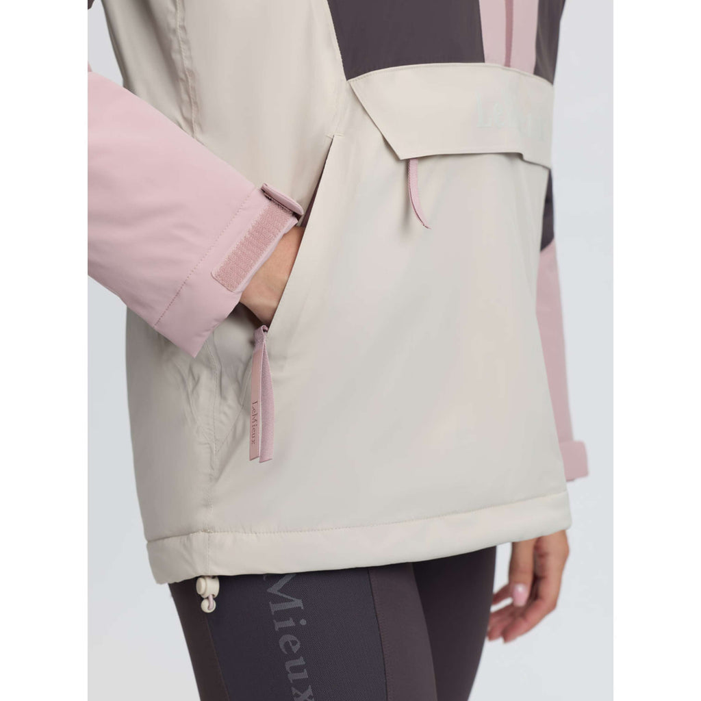 LeMieux Veste Phoebe Half Zip Waterproof Anorak Wild Rose