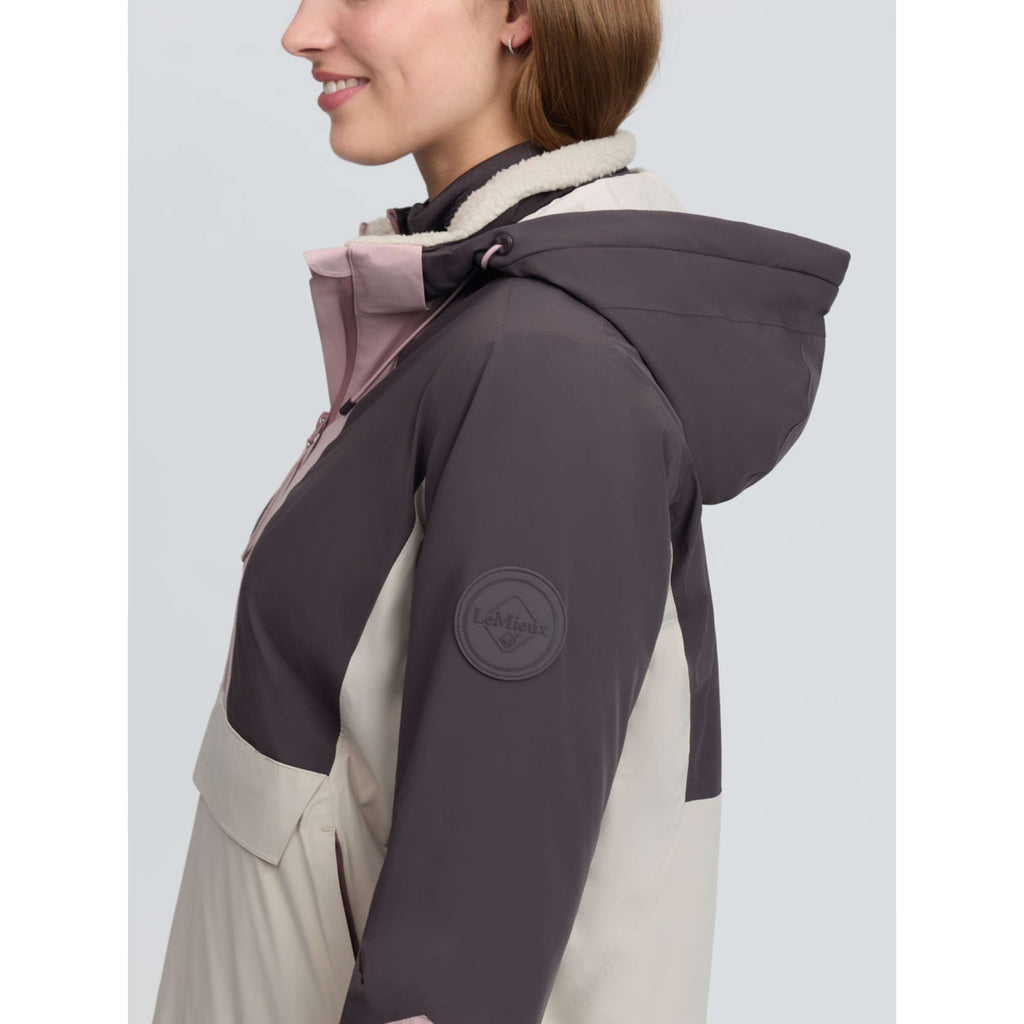 LeMieux Veste Phoebe Half Zip Waterproof Anorak Wild Rose