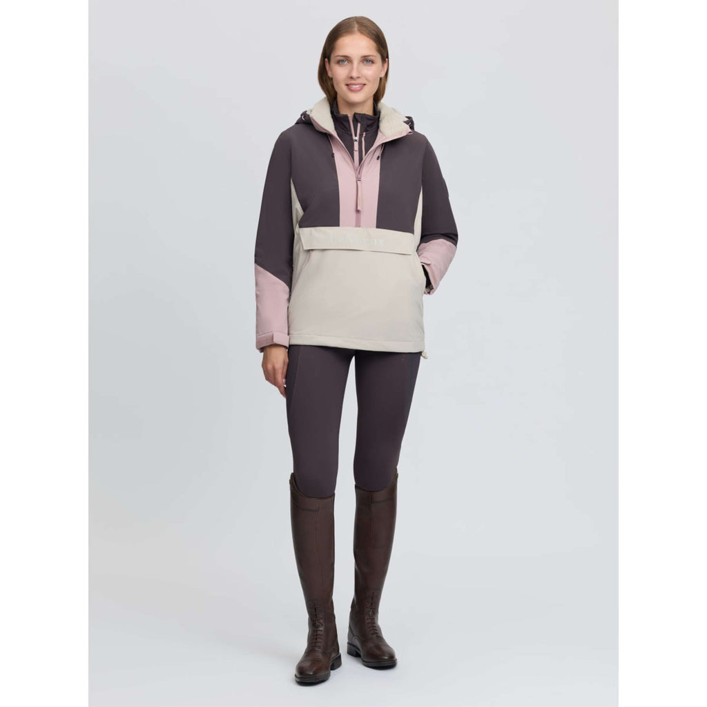 LeMieux Veste Phoebe Half Zip Waterproof Anorak Wild Rose