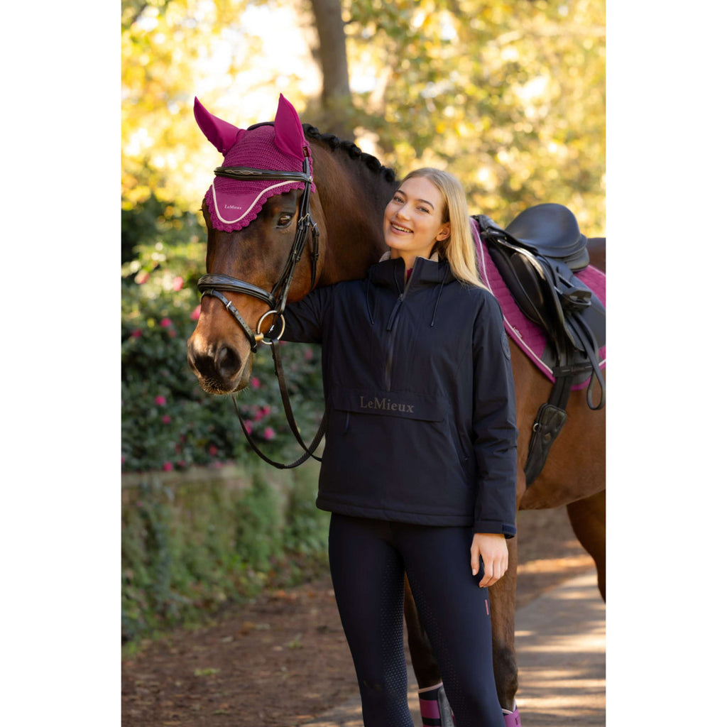 LeMieux Veste Phoebe Half Zip Waterproof Anorak Marine