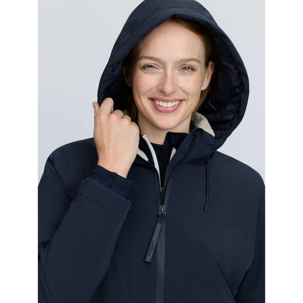LeMieux Veste Phoebe Half Zip Waterproof Anorak Marine