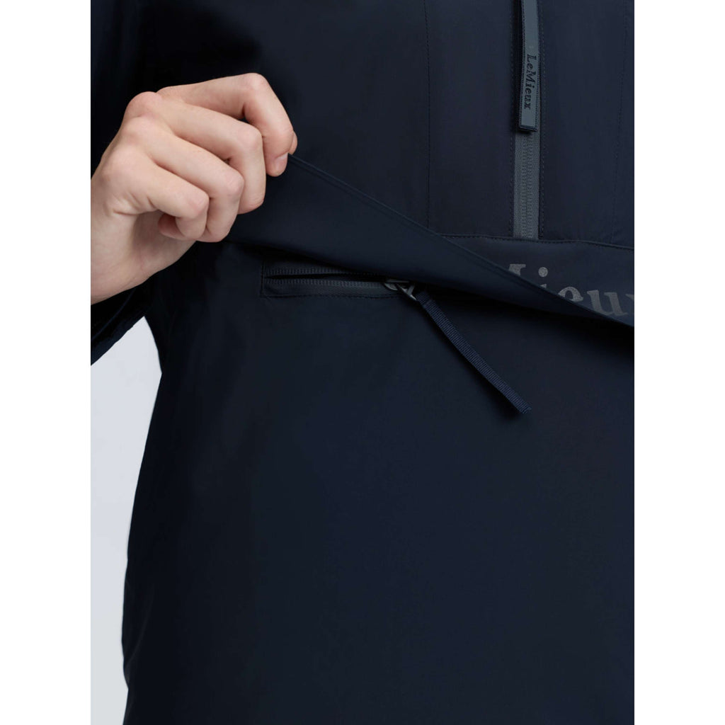 LeMieux Veste Phoebe Half Zip Waterproof Anorak Marine