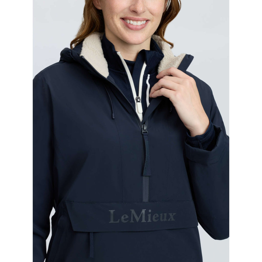 LeMieux Veste Phoebe Half Zip Waterproof Anorak Marine