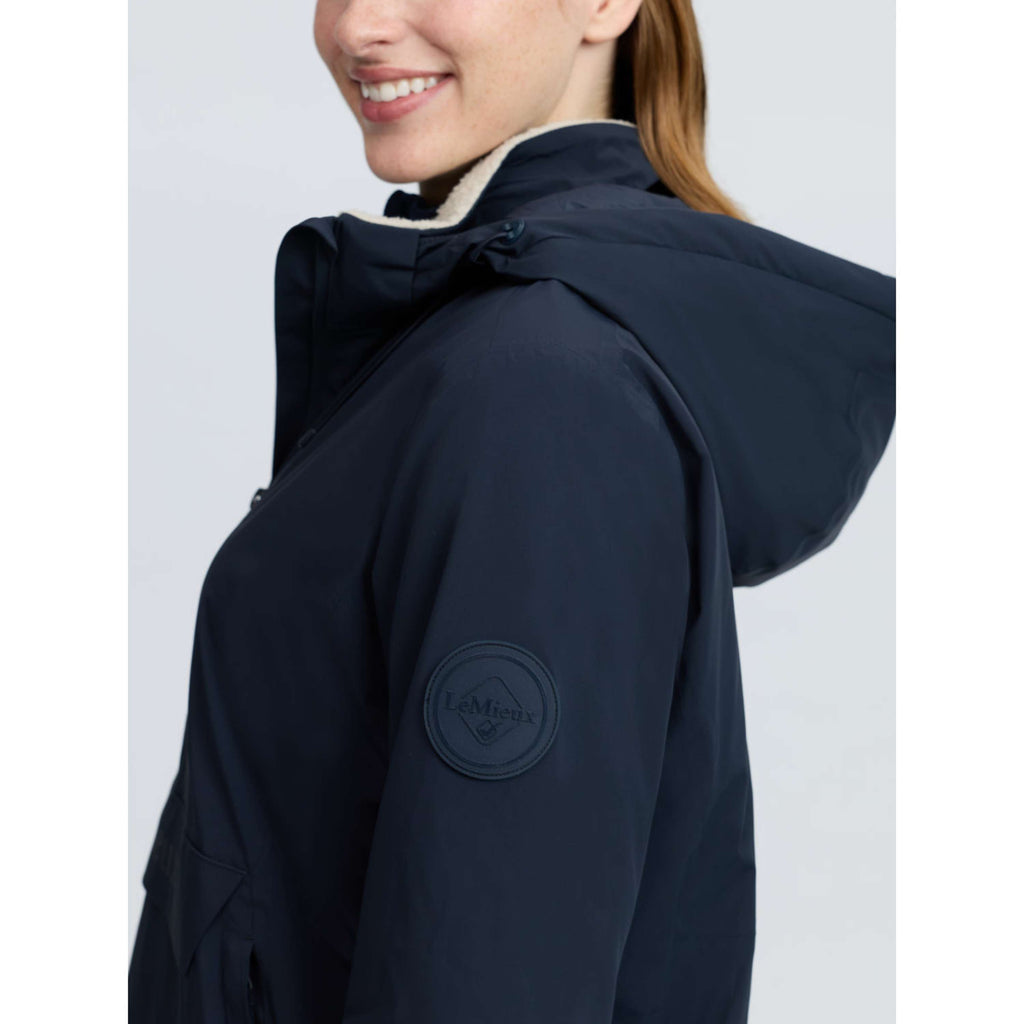LeMieux Veste Phoebe Half Zip Waterproof Anorak Marine