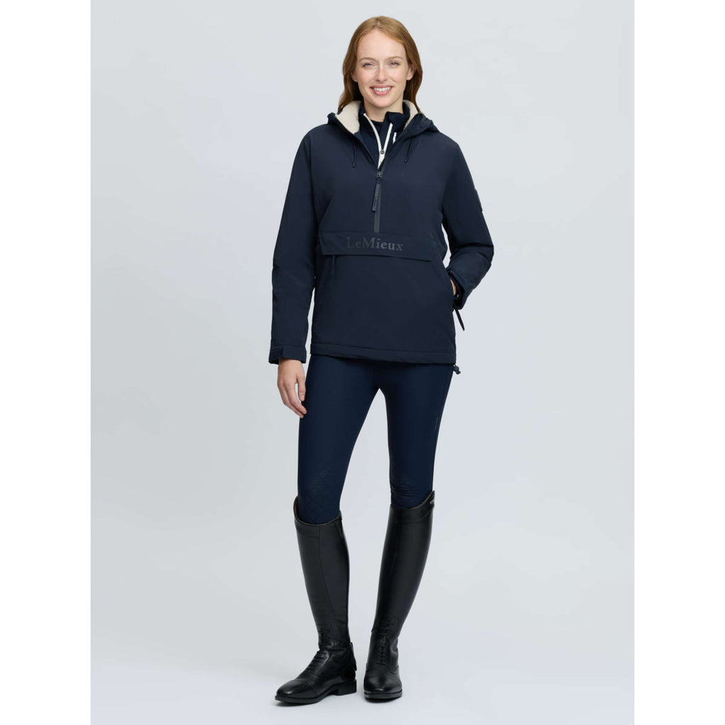 LeMieux Veste Phoebe Half Zip Waterproof Anorak Marine