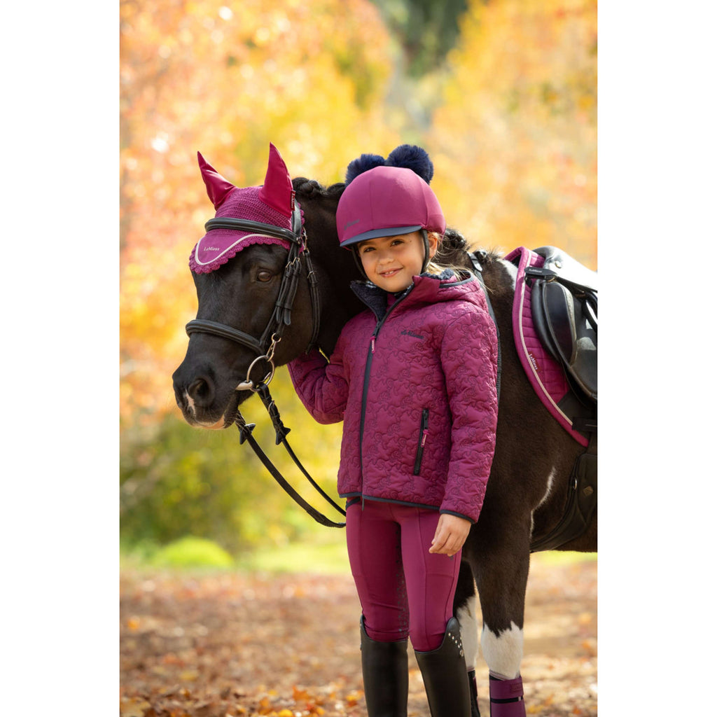 LeMieux Veste Lola Quilted Kids Blackberry