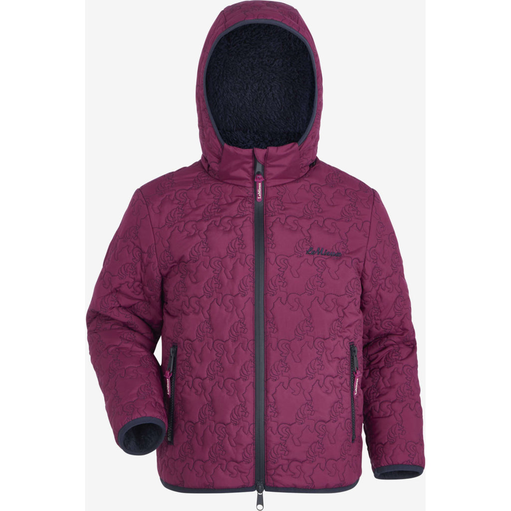 LeMieux Veste Lola Quilted Kids Blackberry