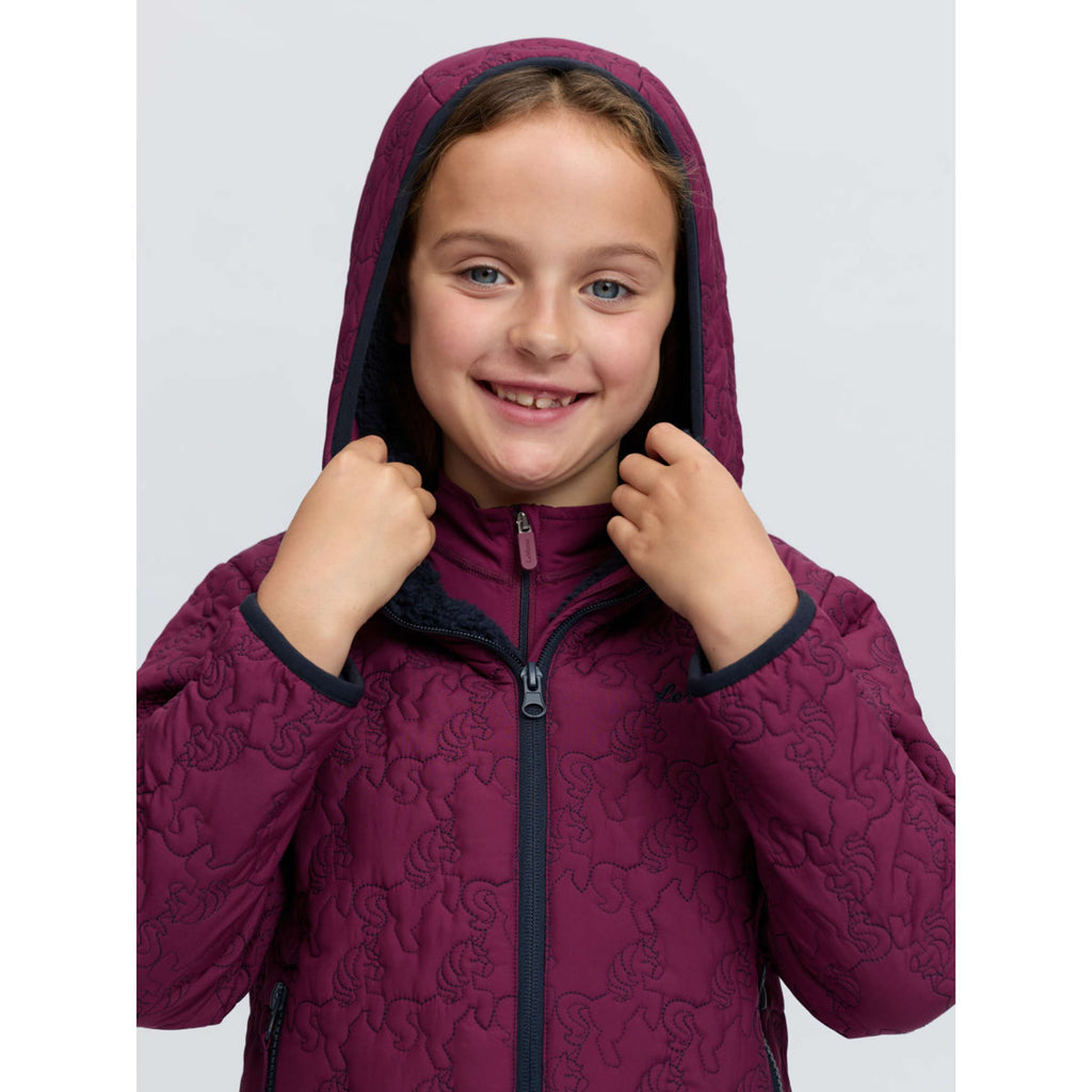 LeMieux Veste Lola Quilted Kids Blackberry