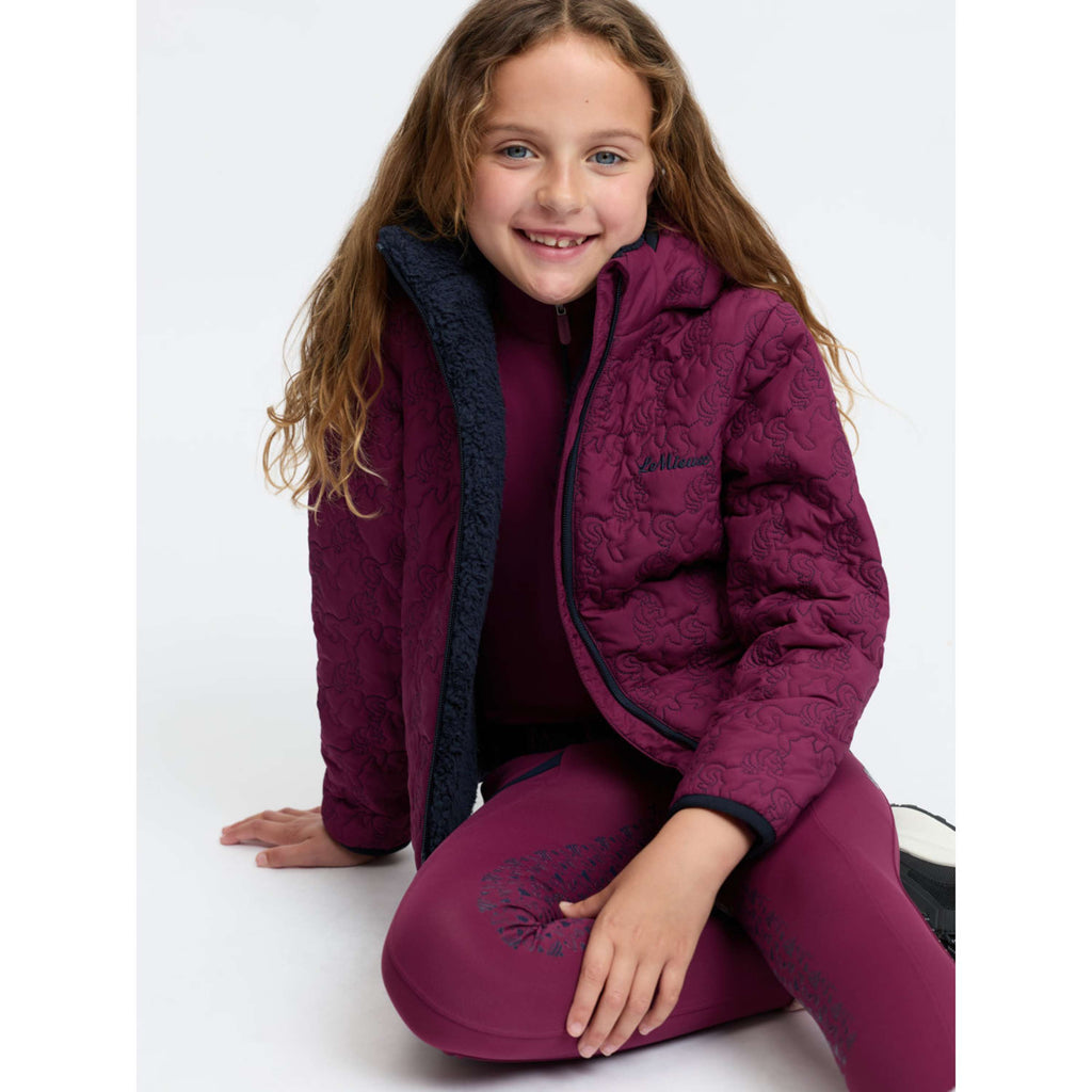 LeMieux Veste Lola Quilted Kids Blackberry