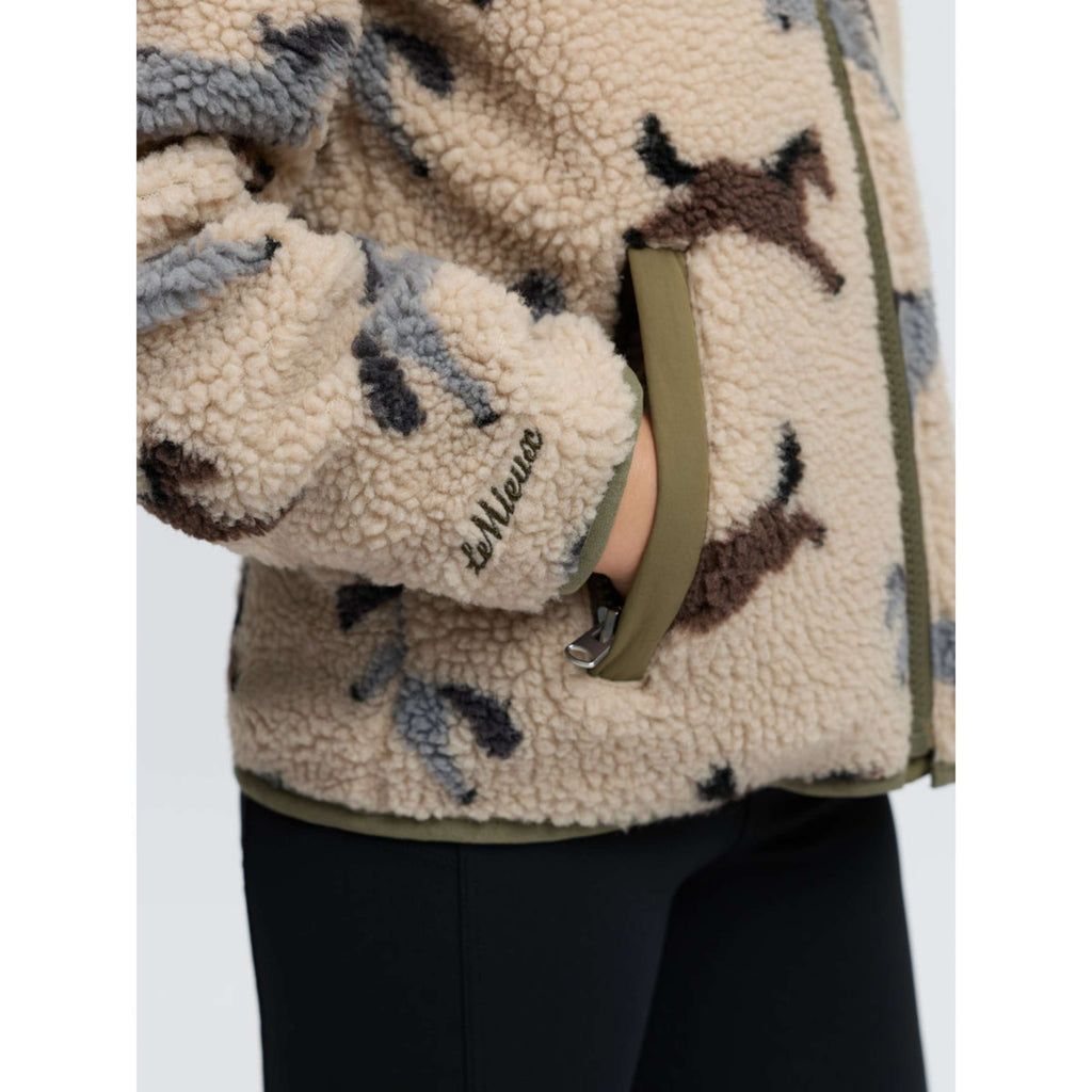 LeMieux Veste Theo Pony Fleece Kids Willow Green