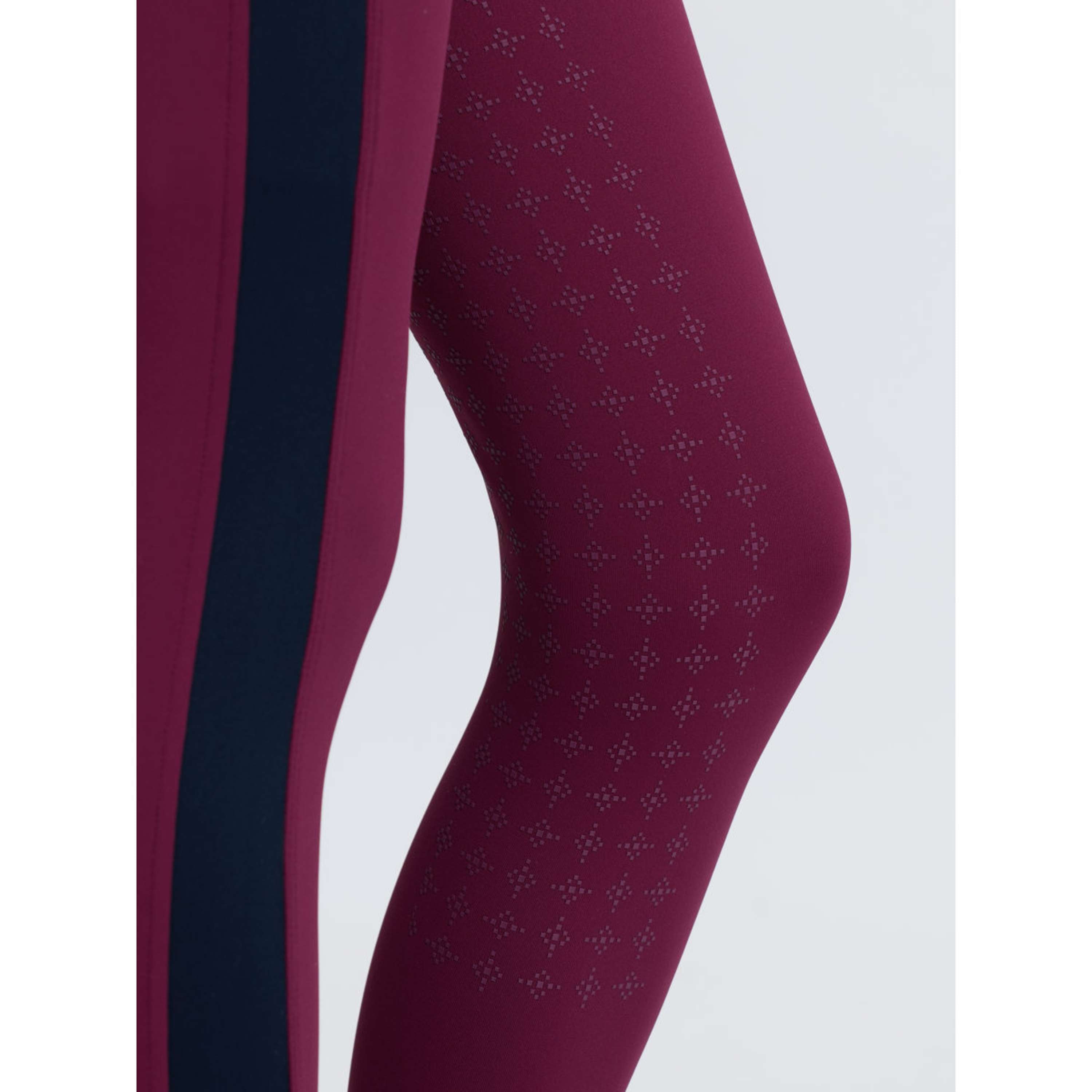 LeMieux Legging d'Équitation Orla Kids Full Grip Blackberry