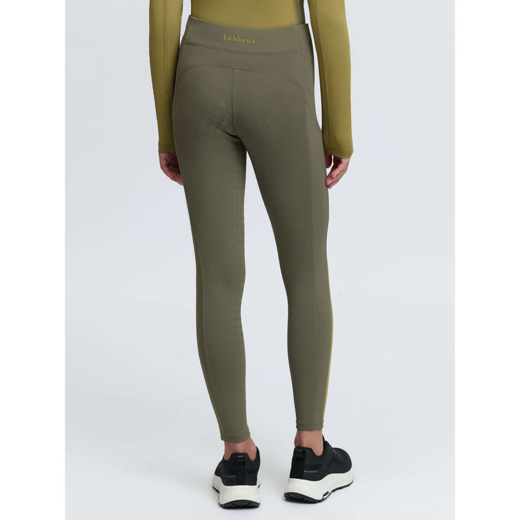 LeMieux Legging d'Équitation Orla Kids Full Grip Willow Green