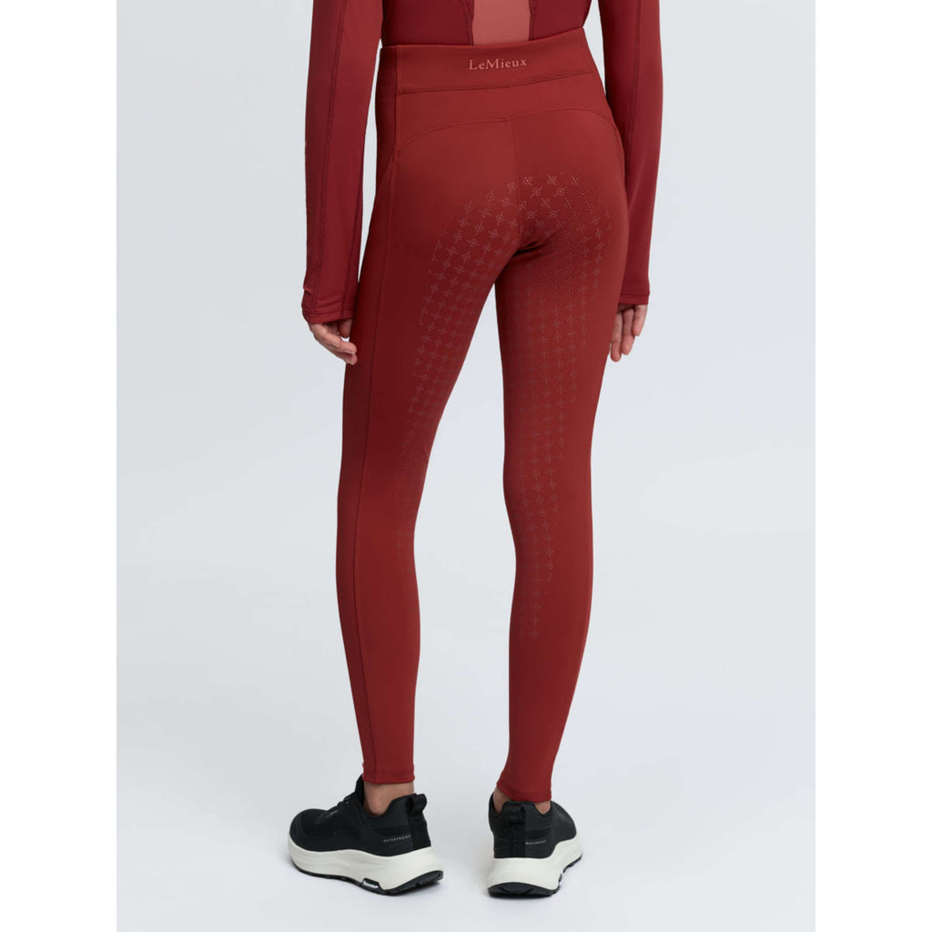 LeMieux Legging d'Équitation Orla Kids Full Grip Russet