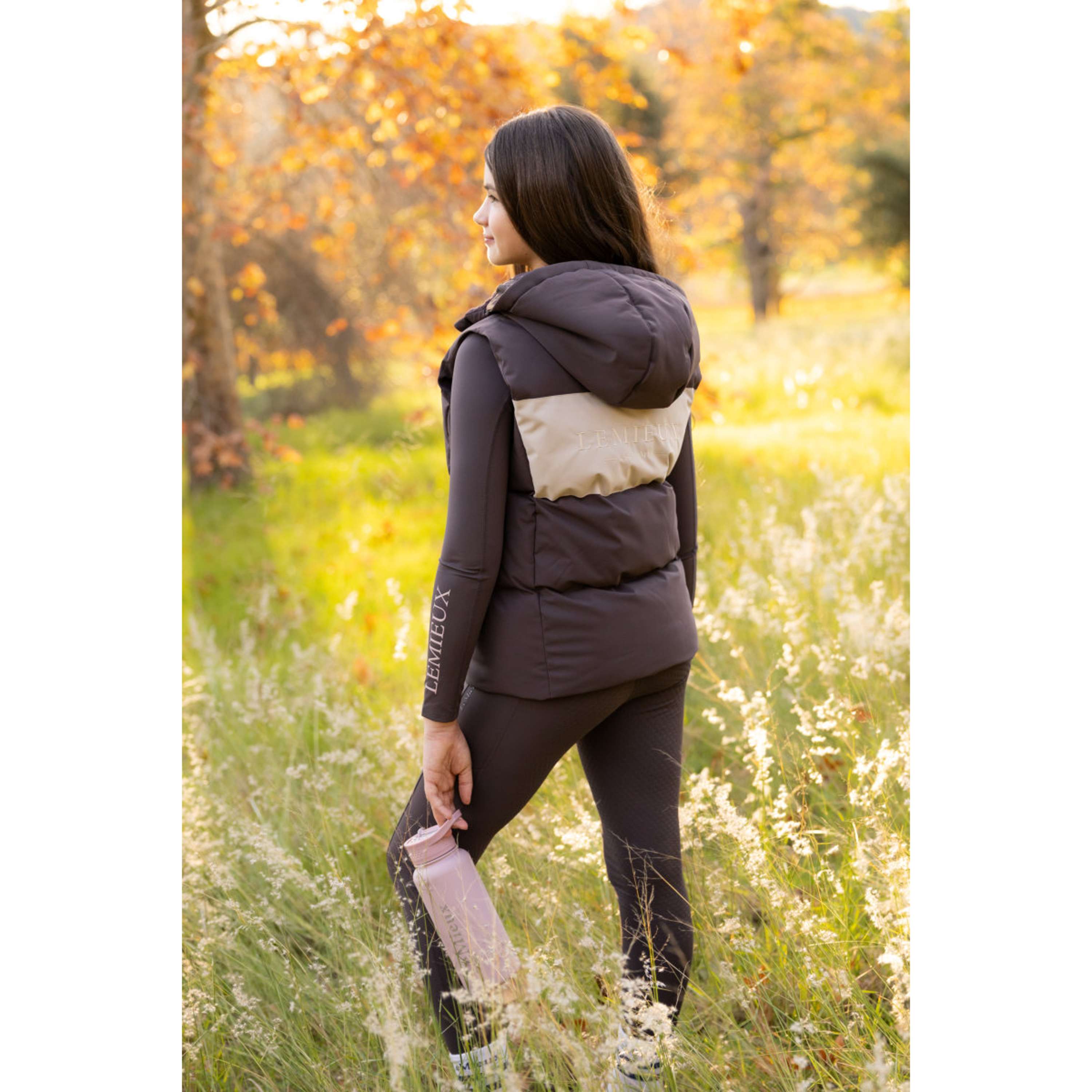 LeMieux Bodychauffant Joey Hooded Kids Cocoa
