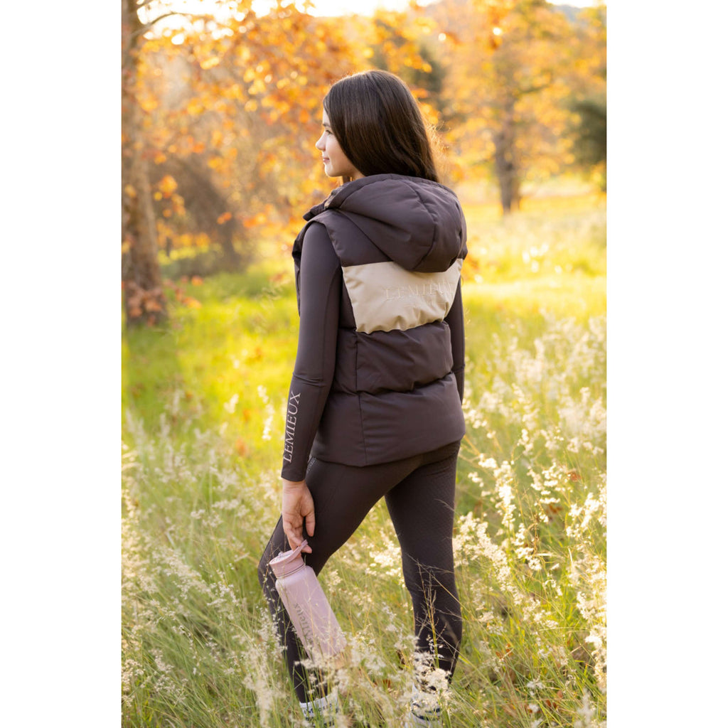 LeMieux Bodychauffant Joey Hooded Kids Cocoa