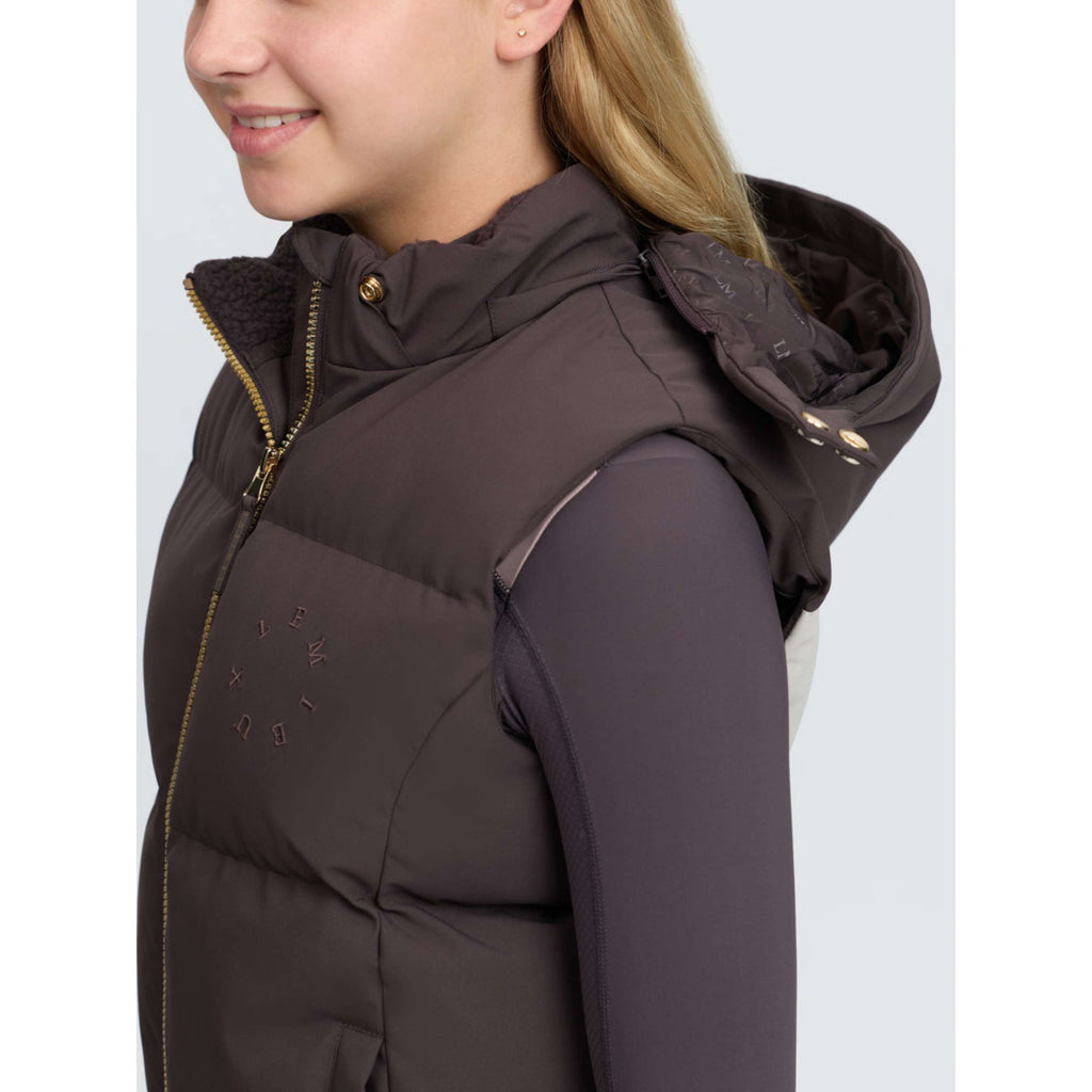 LeMieux Bodychauffant Joey Hooded Kids Cocoa