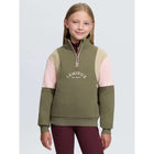 LeMieux Pull Viola Quarter Zip Kids Willow Green
