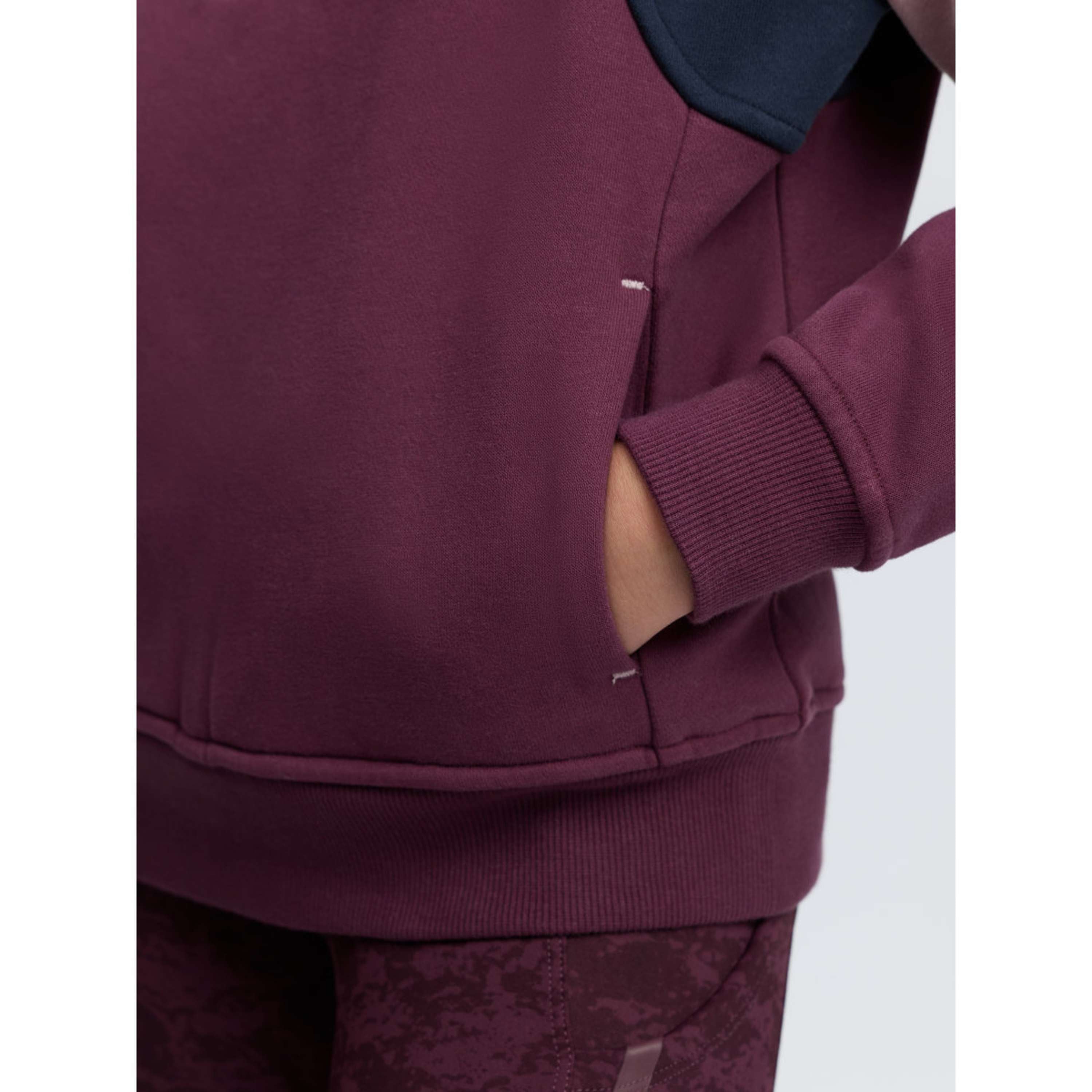 LeMieux Pull Viola Quarter Zip Kids Bramble