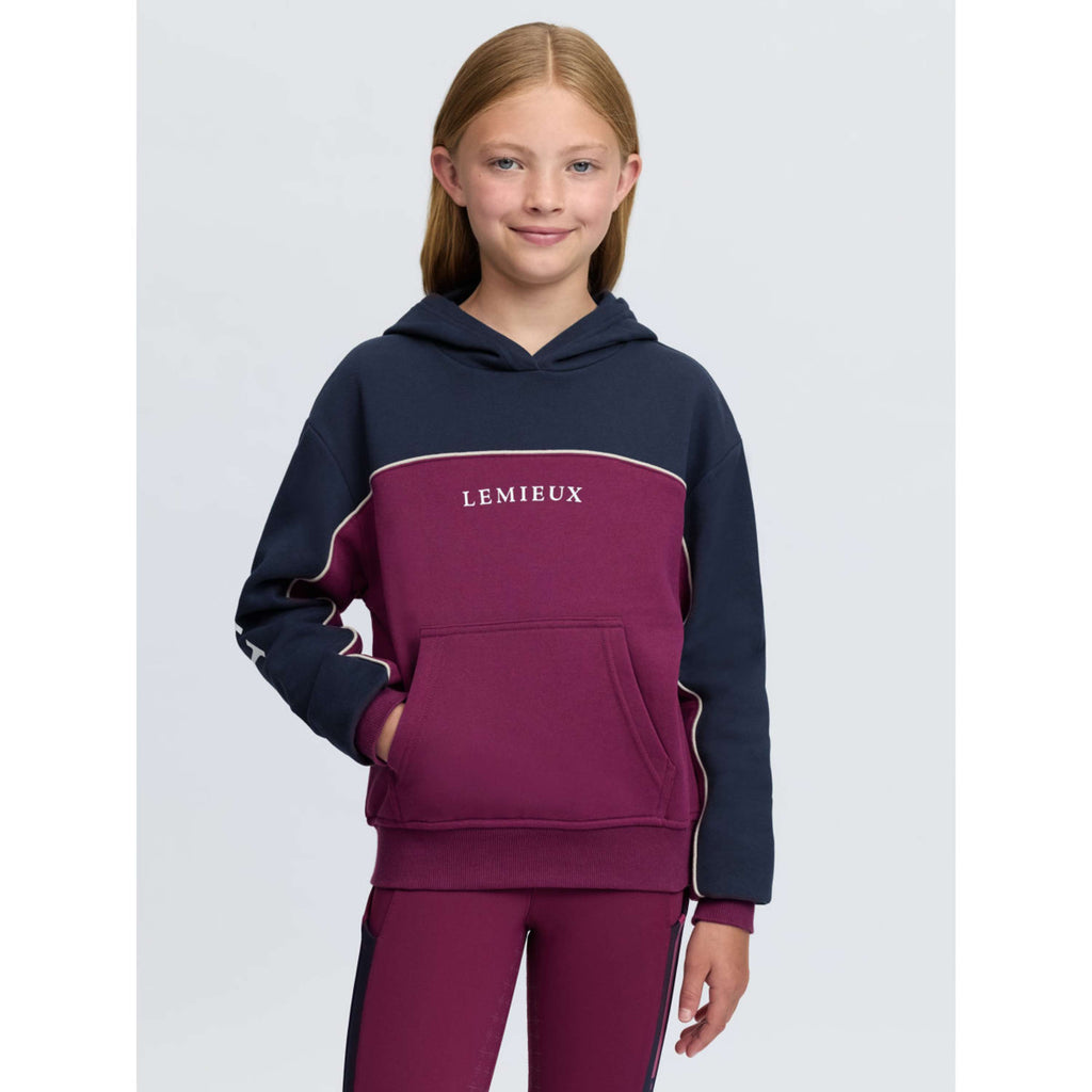 LeMieux Pull col Hoodie Sadie Kids Blackberry