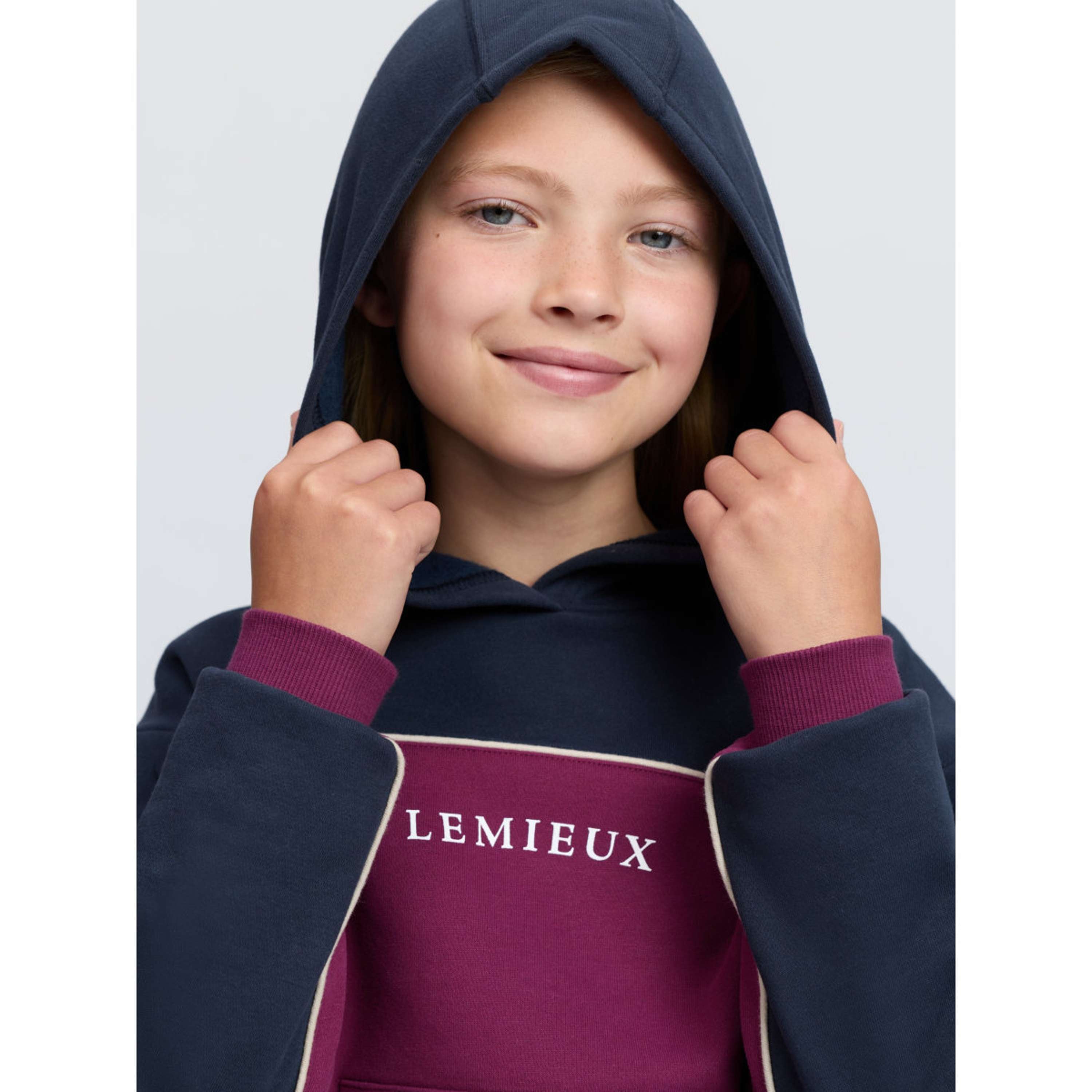 LeMieux Pull col Hoodie Sadie Kids Blackberry