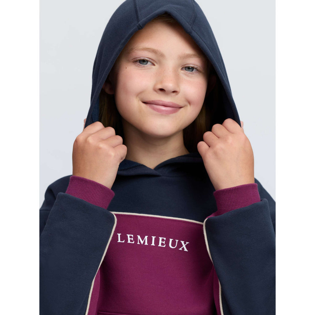 LeMieux Pull col Hoodie Sadie Kids Blackberry