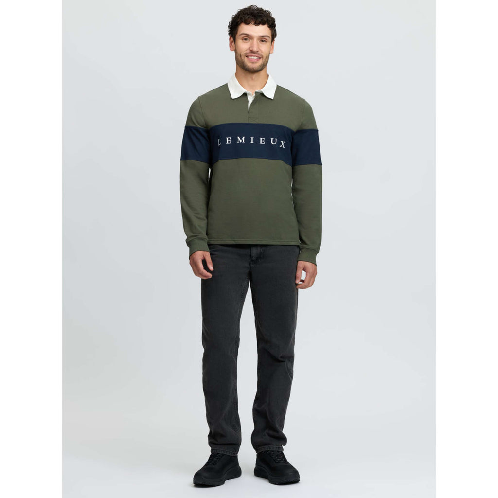 LeMieux Shirt Rugby Hommes Olive
