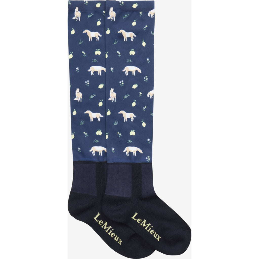 LeMieux Chaussettes d'Équitation Footsie Marine