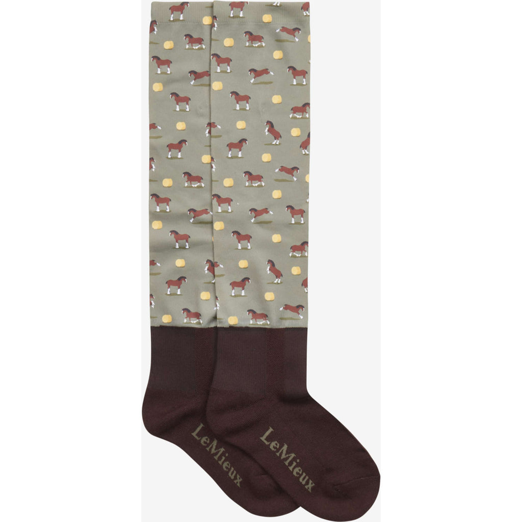 LeMieux Chaussettes d'Équitation Footsie Clydesdale/Willow