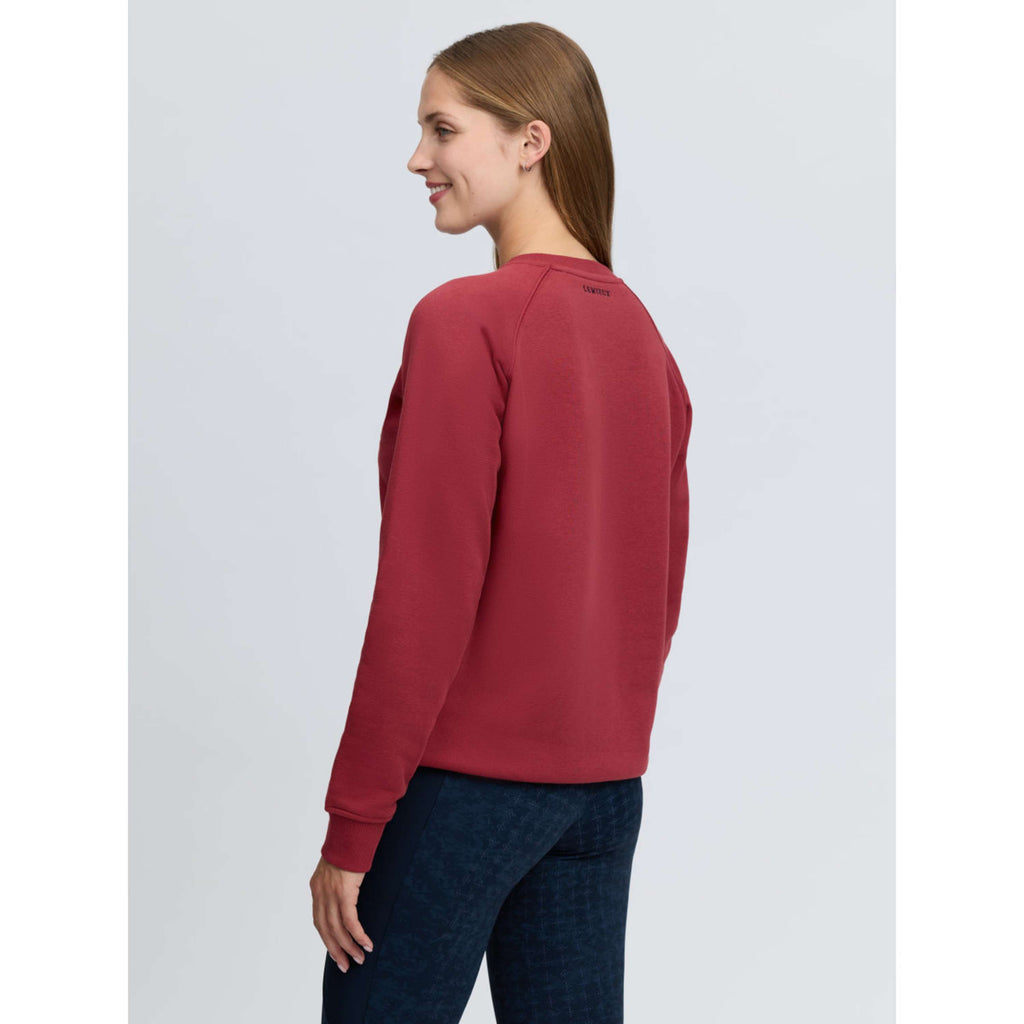 LeMieux Pull Vida Varsity Crew Neck Russet