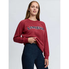 LeMieux Pull Vida Varsity Crew Neck Russet