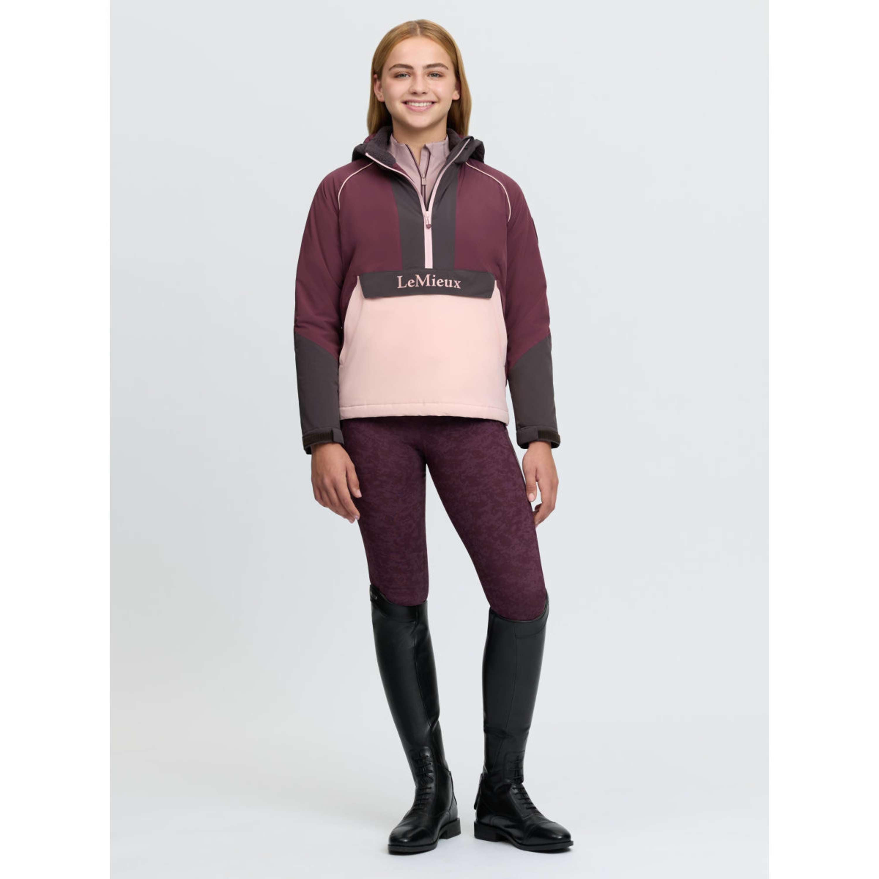 LeMieux Veste Bailey Waterproof Anorak Kids Bramble