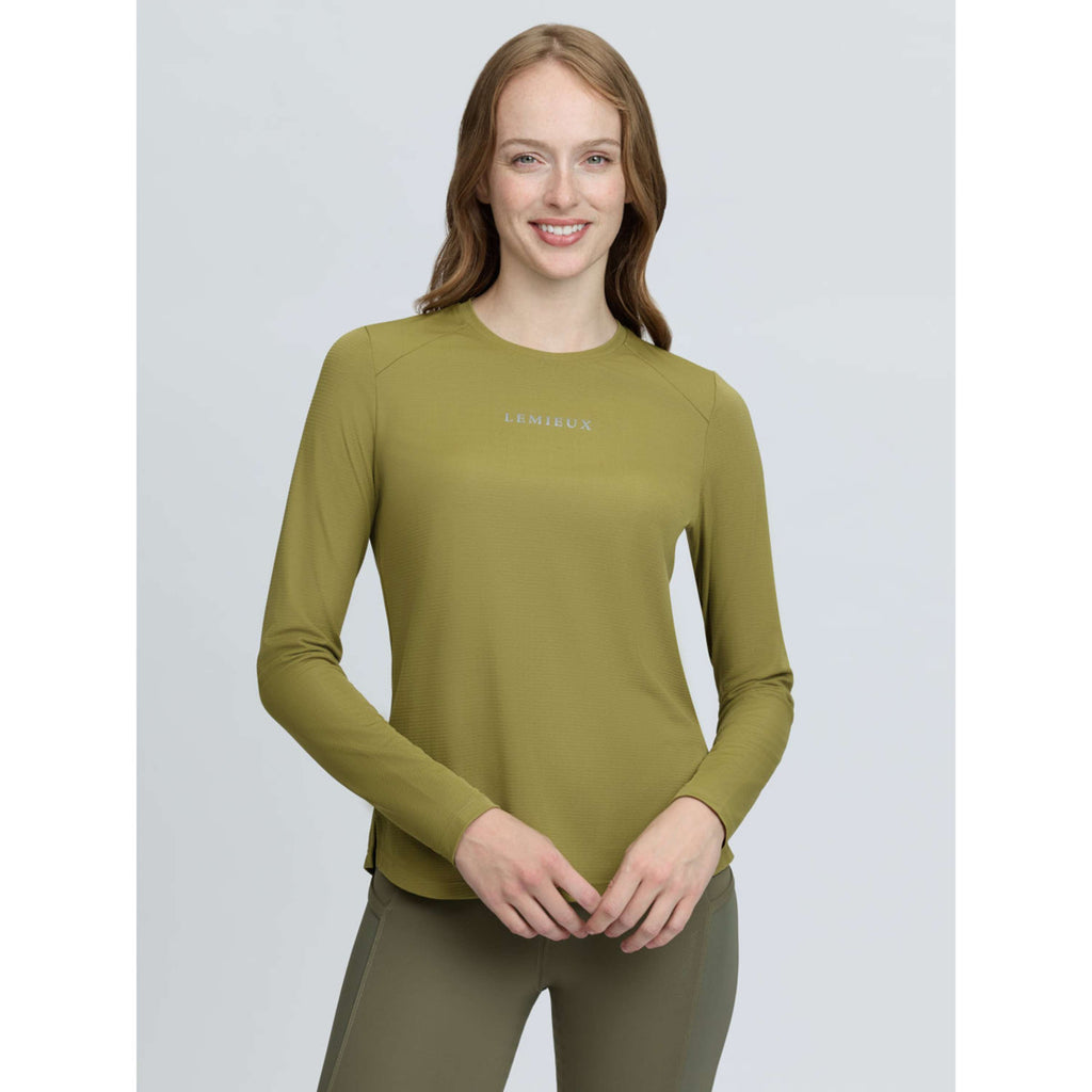 LeMieux Baselayer Sports Tee Longues Manches Gooseberry