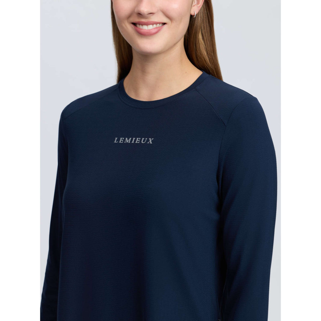 LeMieux Baselayer Sports Tee Longues Manches Marine