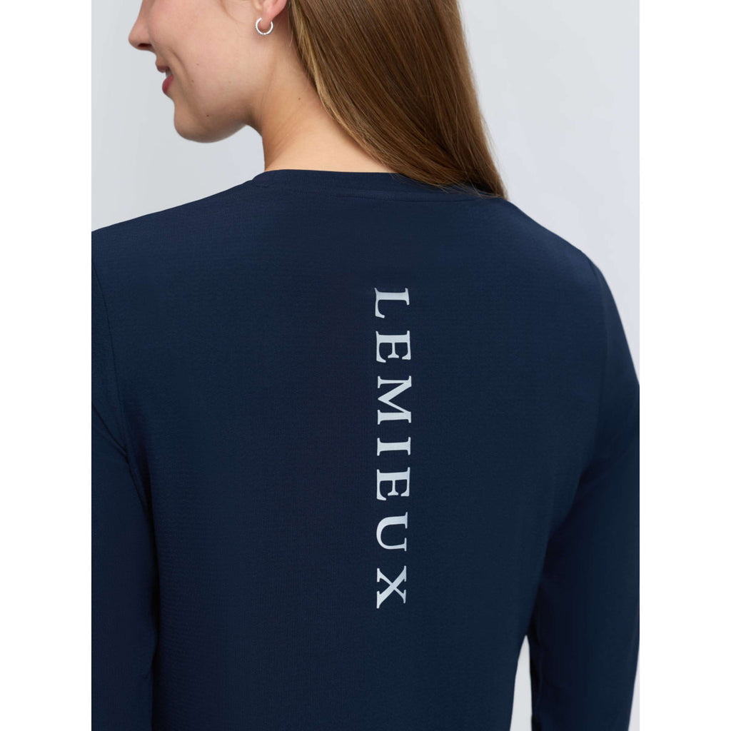 LeMieux Baselayer Sports Tee Longues Manches Marine
