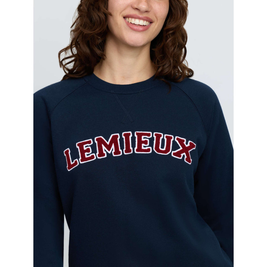 LeMieux Pull Vida Varsity Crew Neck Marine