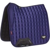 LeMieux Tapis de Selle Loire Memory Satin Square Dressage Ink Blue