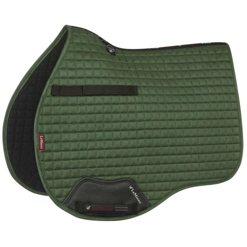 LeMieux Tapis de Selle Luxury Square Polyvalent Hunter Green LeMieux Tapis de Selle Luxury Square Polyvalent Hunter Green