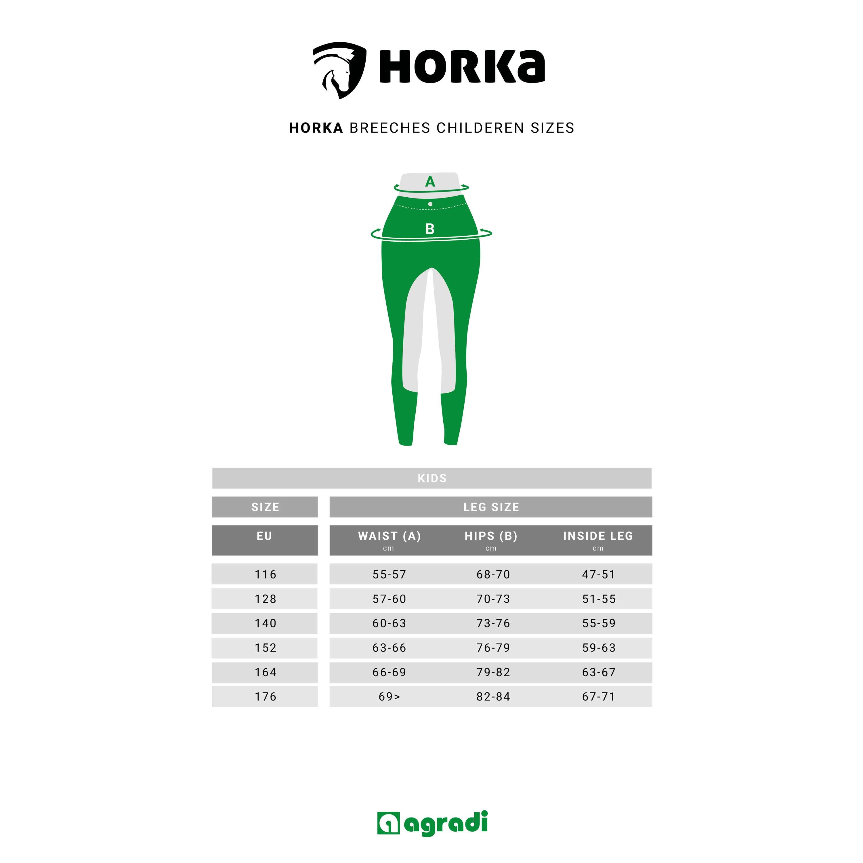HORKA Pantalon d'Équitation Kids Annika Noir