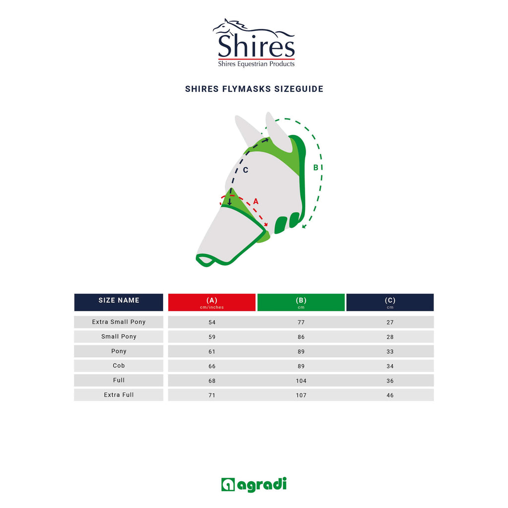 FlyGuard by Shires Masque Anti-Mouches Pro Deluxe avec Oreilles Black Cherry