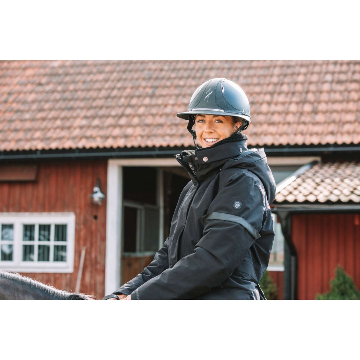 Mountain Horse Veste Longue Saga Onyx Black