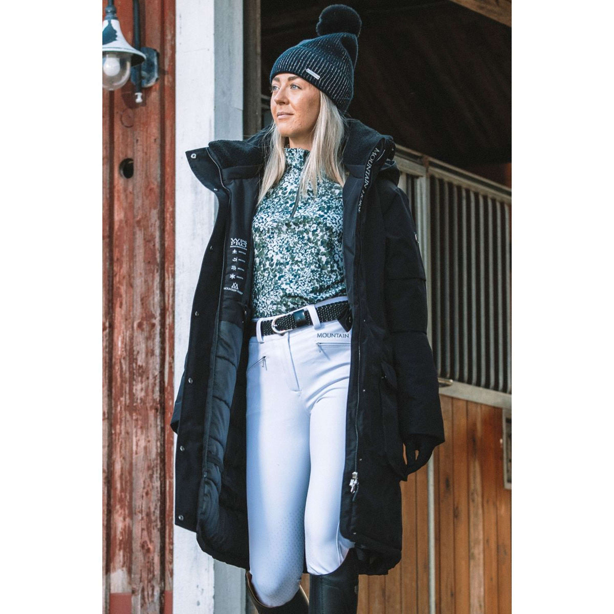 Mountain Horse Veste Longue Saga Onyx Black