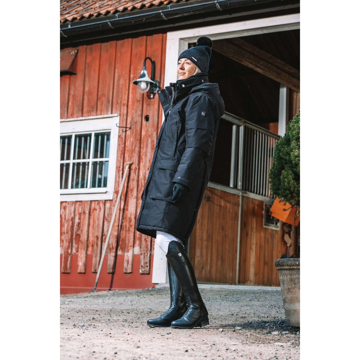 Mountain Horse Veste Longue Saga Onyx Black
